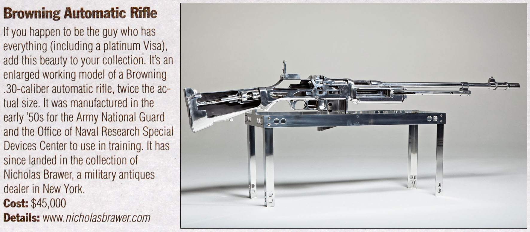 Nicholas Brawer Browning Machine Gun